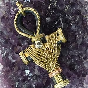 Artisan "Anhk" style Coptic Cross Pendant